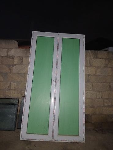qapi plastik: PVC pəncərə və qapı blokları - Material: Ağ rəngli PVC profil — 3