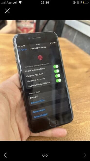 ayfon qiymətləri: IPhone 8, 64 GB, Qara, Barmaq izi — 3