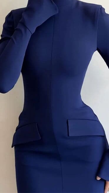 cortam 0,05 купить: Məhsul: Qadın geyimi – mini paltar - Rəng: Mavi - Ölçü: XXL - Model — 3