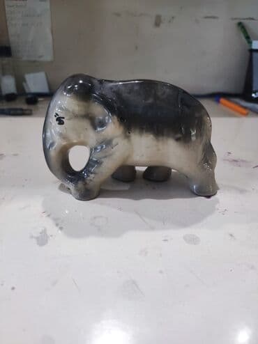 Fiqur, Keramika, rəng - Boz