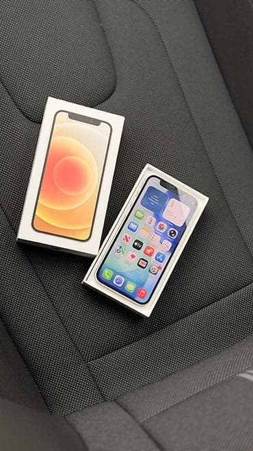 iphone 11 sadə: IPhone 12, Ağ, Face ID — 8