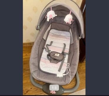 шезлонги для новорожденных: Uşaq üçün elektrikli beşik/yelləncək - Yumşaq, rahat oturacaq-hərarət — 1