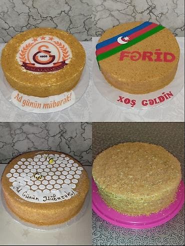 yuxa tortu: Bura yazin, anında cavab verilecek. Yup yumşaq Ballı tort. qaymaqla — 1