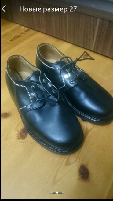 nermin uşaq ayaqqabilari instagram: 27 размер,черного цвета.маломерка — 2