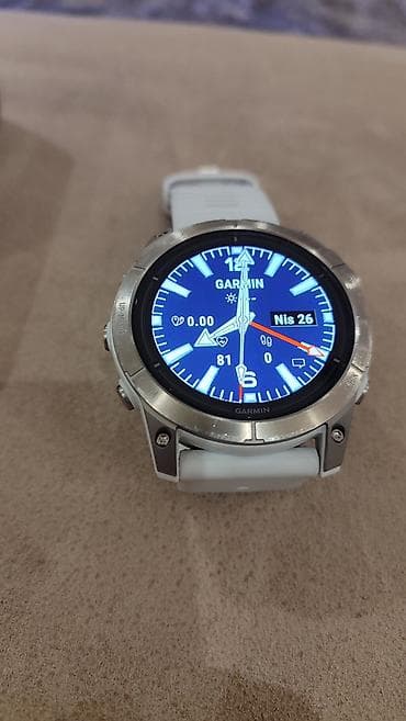 smart telecom: İşlənmiş, Smart saat, Garmin, Suya davamlı, rəng - Ağ — 6