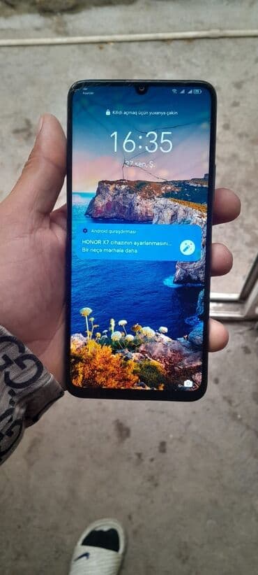 makro x7: Honor X7, 128 GB, rəng - Göy, Barmaq izi — 3