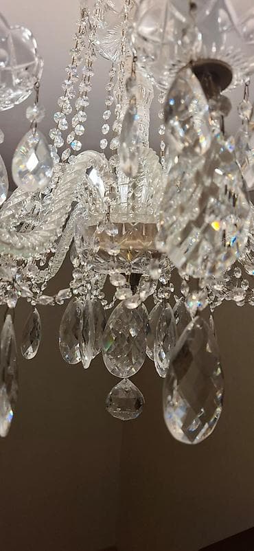 listurlar: Çılçıraq, 8 lampa, Xrustal — 3