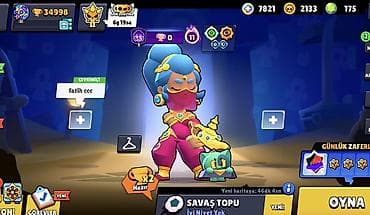 qizil sikke: Brawl Stars hesabı – yüksək trofeyli və zəngin kosmetik kolleksiya — 2