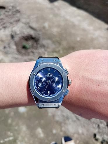 paslanmayan: Qol saatı, Hublot, rəng - Mavi — 2