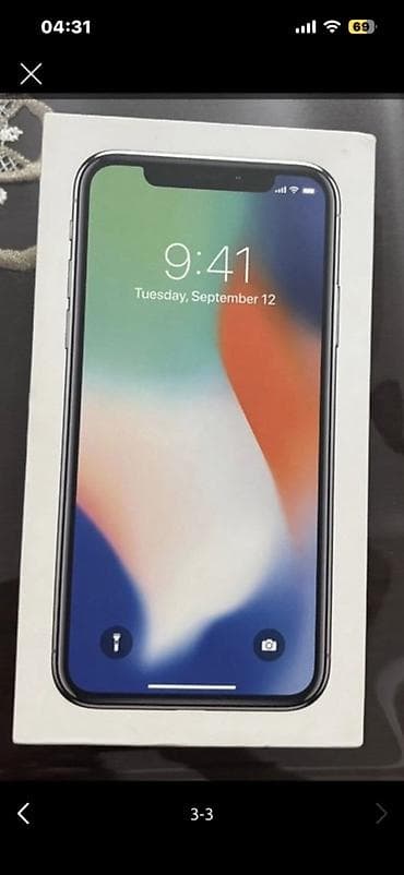 IPhone X, Gümüşü