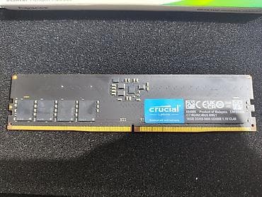 ucuz komputerlər: Operativ yaddaş (RAM) Crucial, 32 GB, > 4000 Mhz, DDR5, PC üçün, İşlənmiş — 3