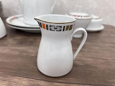 çaynı servis: Çay dəsti, rəng - Ağ, Farfor, 12 nəfərlik, Almaniya — 10