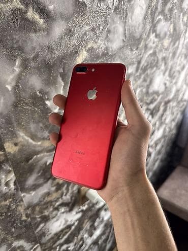 ikinci el 7 plus: IPhone 7 Plus, Qırmızı, Barmaq izi — 3