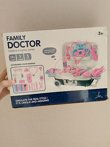 ikinci əl uşaq arabası: Family Doctor – Uşaq həkim dəsti (3+) - 22+ hissəli tibbi oyun dəsti — 2