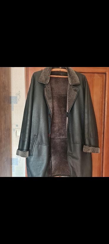 мужские кожаные куртки в баку: İtaliya dublyonkası. Az istifadə olunub — 1