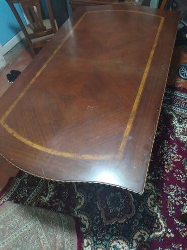 stul satisi: Qonaq masası, Açılmayan, Taxta, Dördbucaq masa — 1