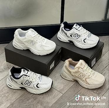 New Balance tipli gündəlik idman ayaqqabıları - Model: mesh və