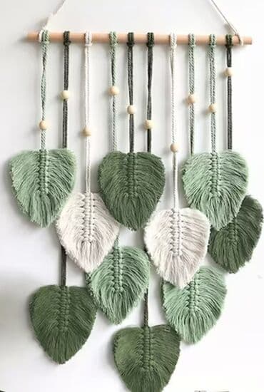 Fiqurlar: Dekor pano makrame — 4