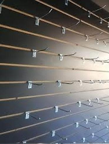 Slatwall panel və asılqan sistemləri Məhsul təsviri: - Mağaza — 1