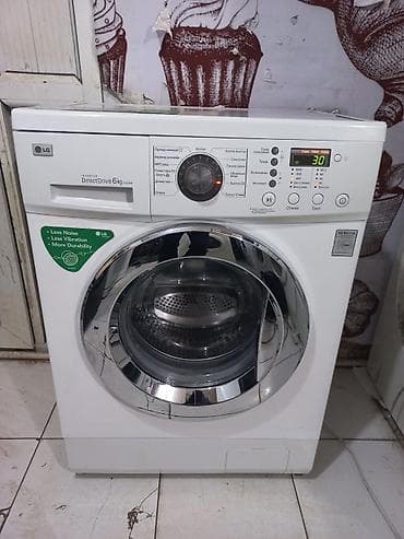 paltaryuyan islenmis: Paltaryuyan maşın LG, 6 kq, İşlənmiş, Avtomat, Qurutma var, Pulsuz çatdırılma, Ödənişli çatdırılma — 3