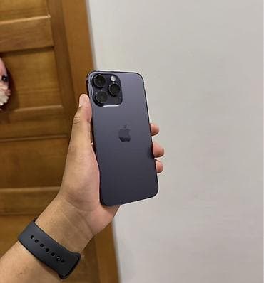 iphone wp: IPhone 14 Pro, 256 GB, Deep Purple, Zəmanət, Simsiz şarj, Face ID — 5
