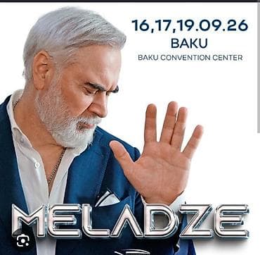 Tədbir: MELADZE – canlı konsert proqramı Məkan: Baku Convention Center lalafo.az -da Tədbir: MELADZE – canlı konsert proqramı Məkan: Baku Convention Center