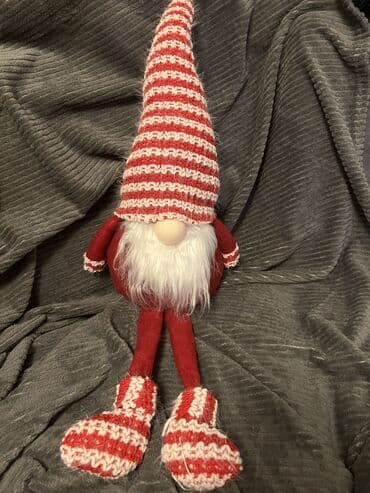 Yeni il ağacları: Skandinaviya üslubunda Yeni il/Cin dekor fiquru - Dizayn: Uzun — 1