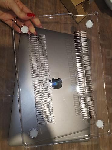 notbuk canta: Şəffaf qoruyucu korpus – MacBook Air M2 2022 A2681 üçün İstifadə — 3