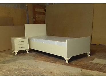 İkinəfərlik çarpayı, Bazasız, Matras ilə, Siyirməsiz — 8