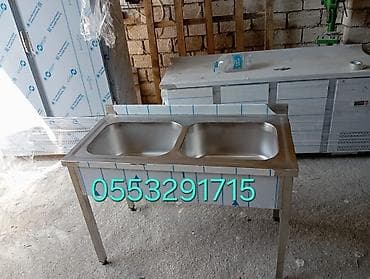 nerj qab: Peşəkar qab yumaq üçün paslanmayan poladdan moykalar Tətbiq sahəsi: - — 1