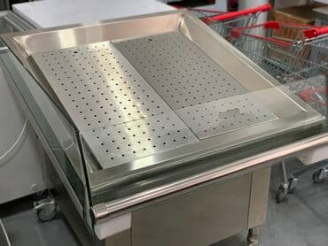 Nerjaveykalar: Balıq vitrini (soyuducu) paslanmaz. Zavod istehsalı. İstenilen ölçüde — 2