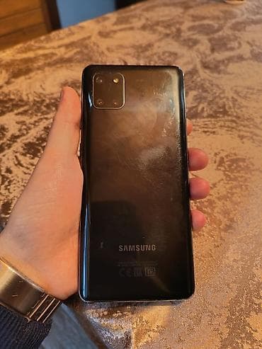 samsung note 10 ikinci el: Samsung Note 10 Lite, rəng - Qara, Barmaq izi — 1