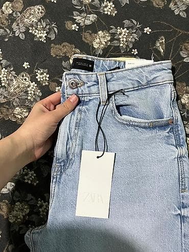 Джинсы: Джинсы, Zara, цвет - Голубой — 2