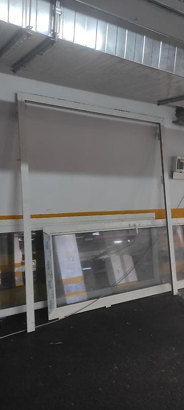 Дом и сад: PVC sürgülü vitraj pəncərə dəsti - Material: ağ rəngdə PVC profil - — 3
