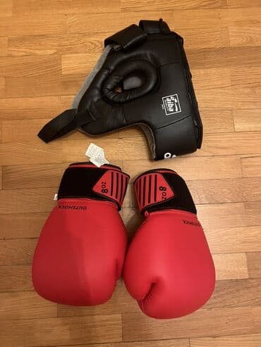 Другое для спорта и отдыха: На 9-10 лет Boks üçün dəst Məhsul tərkibi: - 1 ədəd baş qoruyucu — 1