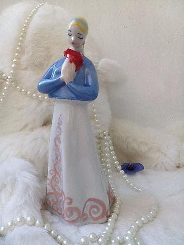 heykeller: Утонченная антикварная статуэтка по сказочным мотивам. Фарфор СССР — 1