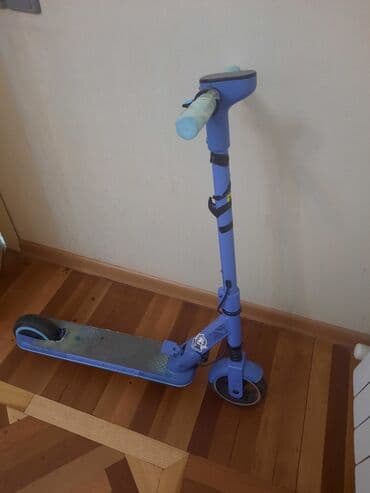 детский мотоцикл каталка: BATAREYKASI XARABDIR Uşaq skuterı – mavi rəng - Rəng: mavi (aqua — 2
