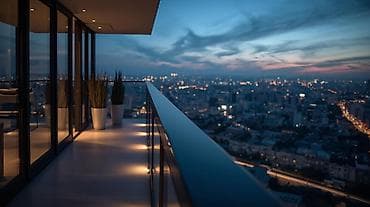 cam balkon цена: Panoramik mənzərəli vitrin pəncərələrin və şüşə məhəccərlərin — 1