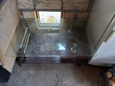 stul ev ucun: Qonaq otağı üçün, Açılmayan, Dördbucaq masa, 2 stul — 2