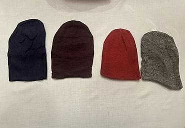 Toxuma papaqlar dəsti - Modellər: beanie tipli, klassik sadə dizayn -