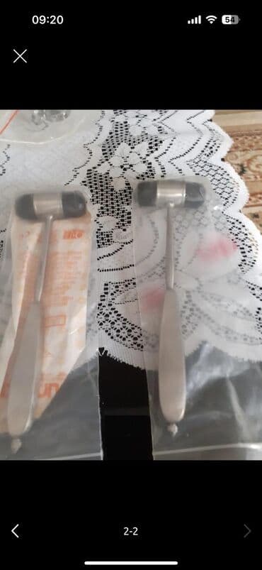 Termometrlər: Məhsul: Neyroloji refleks çəkici (2 ədəd) Təsvir: - Paslanmayan — 1