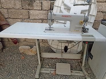 Yamata sənaye tikiş maşını – İşlek vəziyyətdədir. Evdə yer tutduğu — 4