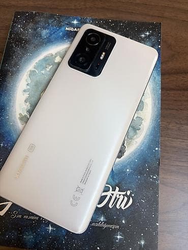 android tv box mi: Xiaomi 11T Pro, rəng - Ağ, 
 Barmaq izi — 3