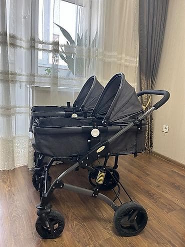 Детский мир: 2 ədəd Uşaq kolyaskası, az işlənib, əkizlər üçün də yaxşı seçimdir — 1