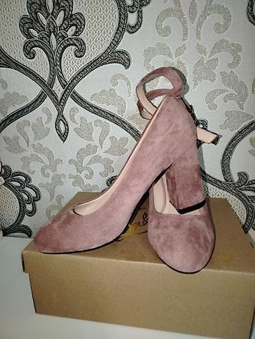 a klas: Brend: JULINA Model: Qadın tuflisi Rəng: Pudra/çəhrayı Material: Süet — 1