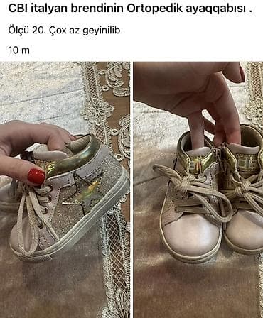 deri jilet: CBI italyan brendinin ortopedik uşaq ayaqqabısı. - Ölçü: 20 - Model — 1