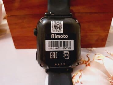 kvadrat nomre: Смарт часы, Сенсорный экран, цвет - Черный — 3