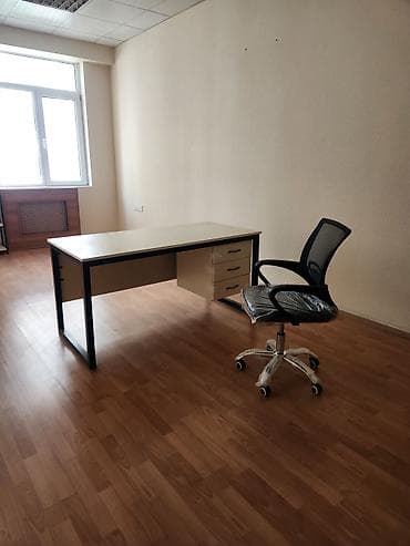 komputer desti: Ofis masasə və ofis kreslosu dəsti - Masa: Düz formalı iş masası — 1
