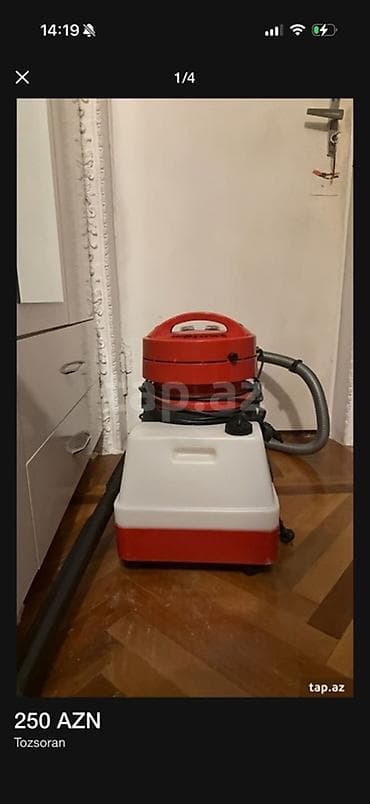 milcek qovan aparat: Fonton tozsoran – su ilə yuma və quru/yaş toz toplama funksiyalı — 4