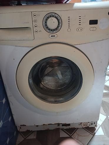 Ön yükləməli paltaryuyan maşın - Ön tərəfdən yükləmə, dairəvi şüşə